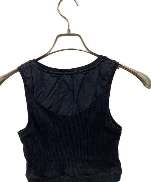 LOEWE（ロエベ）LOEWE (ロエベ) Cropped Cotton Anagram Tank Top ブラック サイズ:xsの古着・服飾アイテム