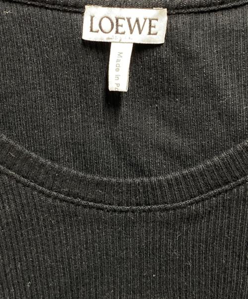 LOEWE（ロエベ）LOEWE (ロエベ) Cropped Cotton Anagram Tank Top ブラック サイズ:xsの古着・服飾アイテム
