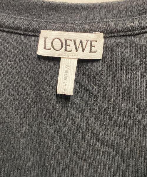 LOEWE（ロエベ）LOEWE (ロエベ) Cropped Cotton Anagram Tank Top ブラック サイズ:xsの古着・服飾アイテム