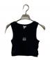 LOEWE（ロエベ）の古着「Cropped Cotton Anagram Tank Top」｜ブラック