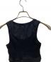 LOEWE (ロエベ) Cropped Cotton Anagram Tank Top ブラック サイズ:xs：18000円