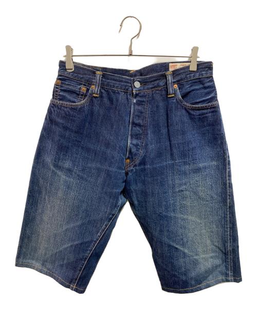 EVISU（エヴィス）EVISU (エビス) ハーフデニムパンツ インディゴ サイズ:３６の古着・服飾アイテム