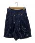 Mame Kurogouchi（マメクロゴウチ）の古着「刺繍ショートパンツ」｜ネイビー