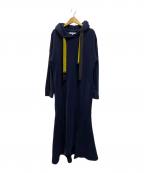 UN3D.アンスリード）の古着「フード付きマーメイドワンピース」｜ネイビー