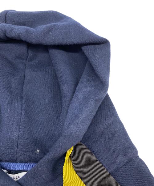 UN3D.（アンスリード）UN3D. (アンスリード) フード付きマーメイドワンピース ネイビー サイズ:Ｍの古着・服飾アイテム