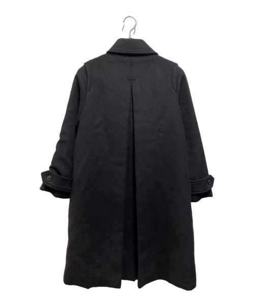 Comptoir des Cotonniers（コントワー・デ・コトニエ）Comptoir des Cotonniers (コントワー・デ・コトニエ) ウールカシミヤローデンコート ブラック サイズ:Ｓの古着・服飾アイテム