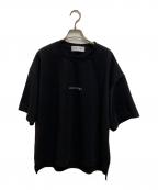 CULLNIクルニ）の古着「Logo Embroidery Tee」｜ブラック