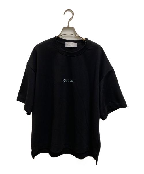 CULLNI（クルニ）CULLNI (クルニ) Logo Embroidery Tee ブラックの古着・服飾アイテム