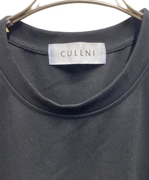 CULLNI（クルニ）CULLNI (クルニ) Logo Embroidery Tee ブラックの古着・服飾アイテム