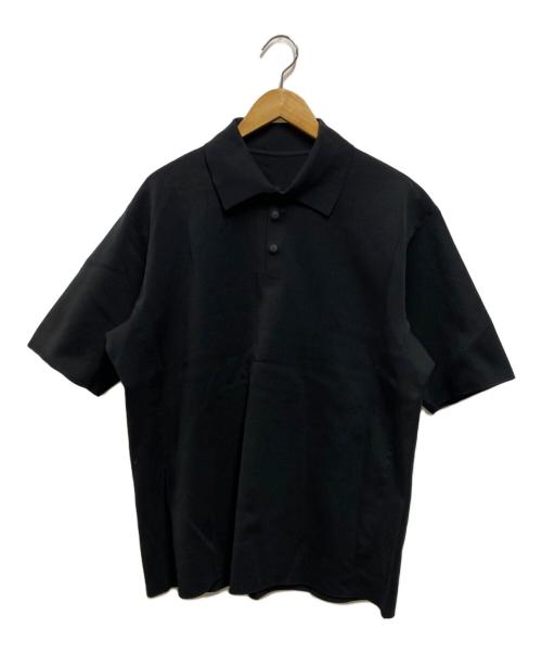 DESCENTE ALLTERRAIN（デザイント オルテライン）DESCENTE ALLTERRAIN (デザイント オルテライン) FUSIONKNIT H/S POLO SHIRT ブラック サイズ:L 未使用品の古着・服飾アイテム