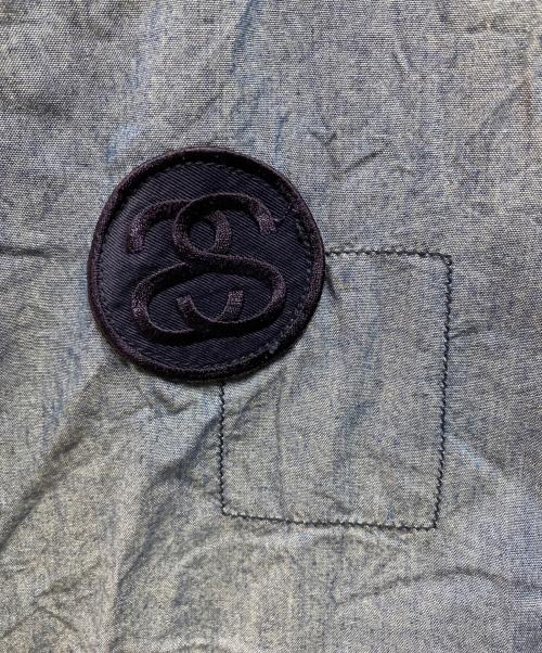 stussy（ステューシー）stussy (ステューシー) LEVI'S (リーバイス) シャンブレーシャツ インディゴ サイズ:XLの古着・服飾アイテム