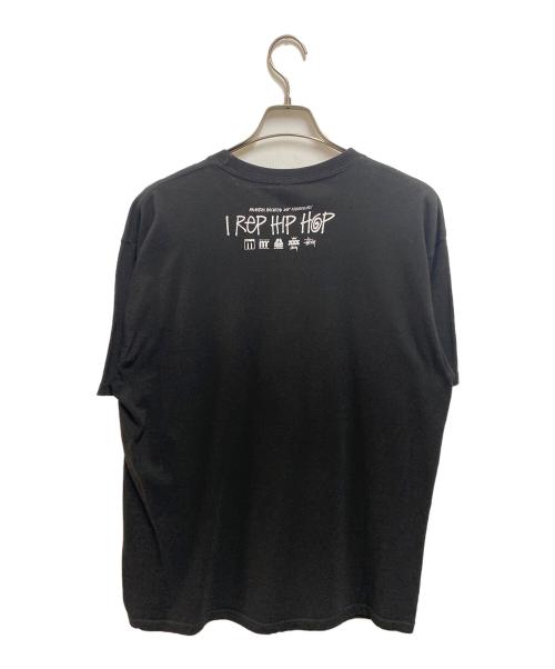 stussy（ステューシー）stussy (ステューシー) プリントTシャツ ブラック サイズ:Ⅼの古着・服飾アイテム