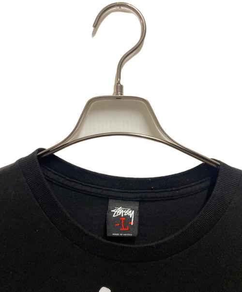 stussy（ステューシー）stussy (ステューシー) プリントTシャツ ブラック サイズ:Ⅼの古着・服飾アイテム