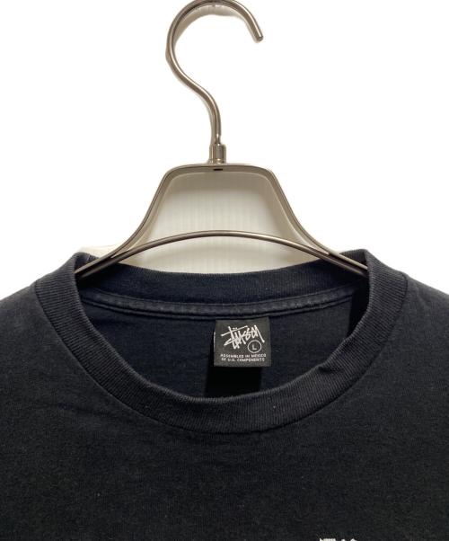 stussy（ステューシー）stussy (ステューシー) プリントTシャツ ブラック サイズ:Ⅼの古着・服飾アイテム