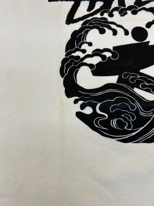 stussy（ステューシー）stussy (ステューシー) SASQUATCHfabrix. (サスクワッチファブリックス) プリントTシャツ ホワイト サイズ:XLの古着・服飾アイテム