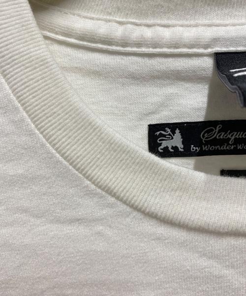 stussy（ステューシー）stussy (ステューシー) SASQUATCHfabrix. (サスクワッチファブリックス) プリントTシャツ ホワイト サイズ:XLの古着・服飾アイテム
