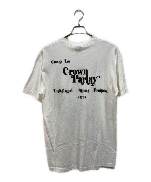 stussy（ステューシー）stussy (ステューシー) プリントTシャツ ホワイト サイズ:Ⅼの古着・服飾アイテム