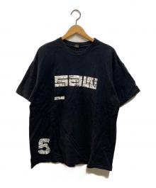 stussy×SAW.RECORDINGS（ステューシー）の古着「00sプリントTシャツ」｜ブラック