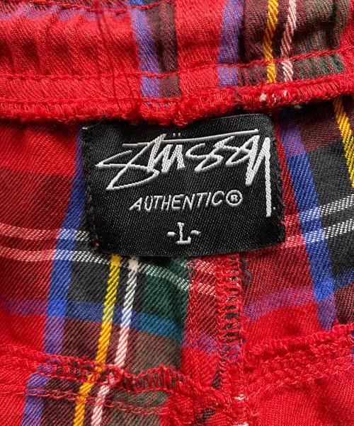 stussy（ステューシー）stussy (ステューシー) パンツ レッド サイズ:Ⅼの古着・服飾アイテム