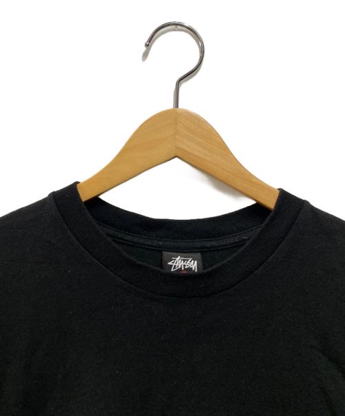 stussy（ステューシー）stussy (ステューシー) プリントTシャツ ブラック サイズ:Lの古着・服飾アイテム