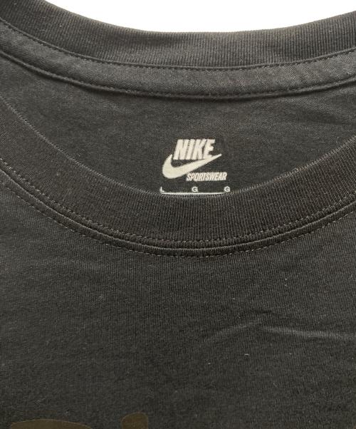 NIKE（ナイキ）NIKE (ナイキ) stussy (ステューシー) 30TH ANNIV. PAST PRESENT FUTURE T-SHIRT ブラック サイズ:Lの古着・服飾アイテム