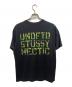 UNDEFEATED (アンディフィーテッド) stussy (ステューシー) Tシャツ ブラック サイズ:Ⅼ：4000円