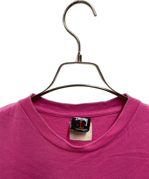 stussy（ステューシー）stussy (ステューシー) MINOTAUR (ミノトール) NEROLI (ネロリ) スカル プリントTシャツ ピンク サイズ:Lの古着・服飾アイテム