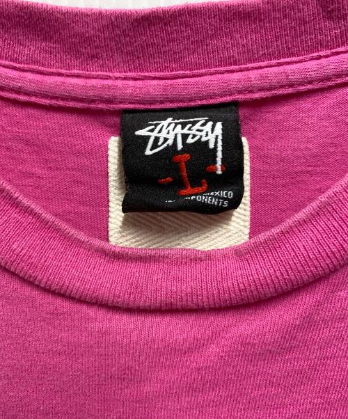 stussy（ステューシー）stussy (ステューシー) MINOTAUR (ミノトール) NEROLI (ネロリ) スカル プリントTシャツ ピンク サイズ:Lの古着・服飾アイテム