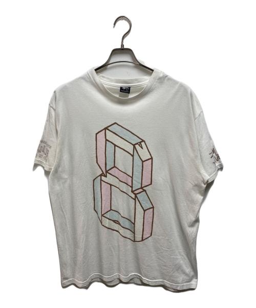stussy（ステューシー）stussy (ステューシー) Tシャツ ホワイト サイズ:Ⅼの古着・服飾アイテム
