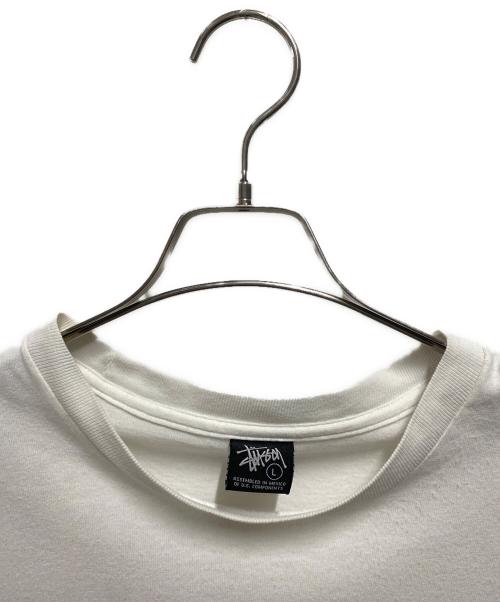 stussy（ステューシー）stussy (ステューシー) Tシャツ ホワイト サイズ:Ⅼの古着・服飾アイテム