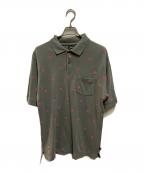 stussyステューシー）の古着「00's ポロシャツ」｜グレー