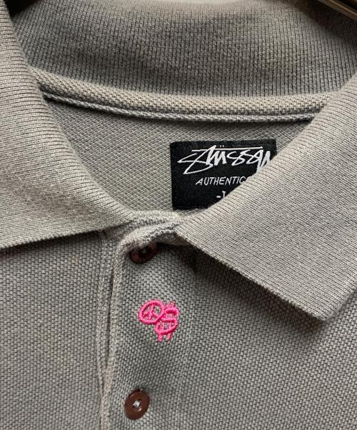 stussy（ステューシー）stussy (ステューシー) 00's ポロシャツ グレー サイズ:Lの古着・服飾アイテム