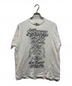 stussyステューシー）の古着「Mr.Cartoon World Tour Tee」｜ホワイト