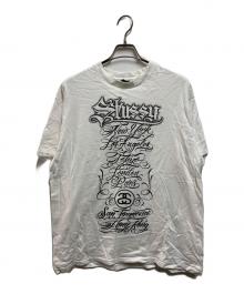 stussy（ステューシー）の古着「Mr.Cartoon World Tour Tee」｜ホワイト