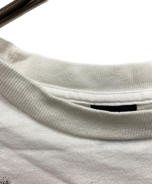 stussy（ステューシー）stussy (ステューシー) Mr.Cartoon World Tour Tee ホワイト サイズ:Ⅼの古着・服飾アイテム