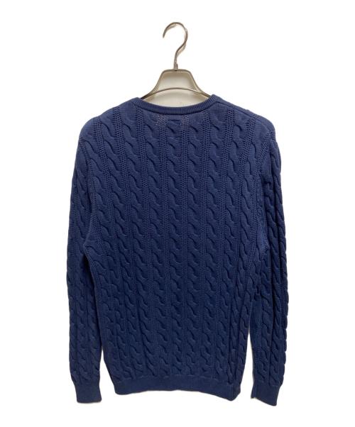 BATONER（バトナ―）BATONER (バトナ―) ケーブルニット ネイビー サイズ:Ｍの古着・服飾アイテム
