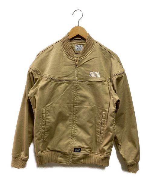 STANDARD CALIFORNIA（スタンダードカリフォルニア）STANDARD CALIFORNIA (スタンダードカリフォルニア) Coolmax Stretch Twill Derby Jacket ベージュ サイズ:Sの古着・服飾アイテム