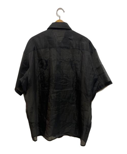 HARE（ハレ）HARE (ハレ) シアーフロントシシュウシャツ ブラック サイズ:freeの古着・服飾アイテム