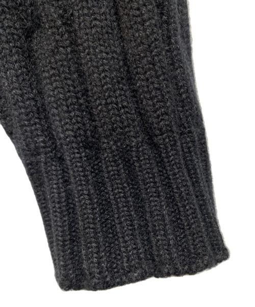 HERMES（エルメス）HERMES (エルメス) カシミヤハイネックハーフジップニット ブラック サイズ:サイズ詳細参照の古着・服飾アイテム