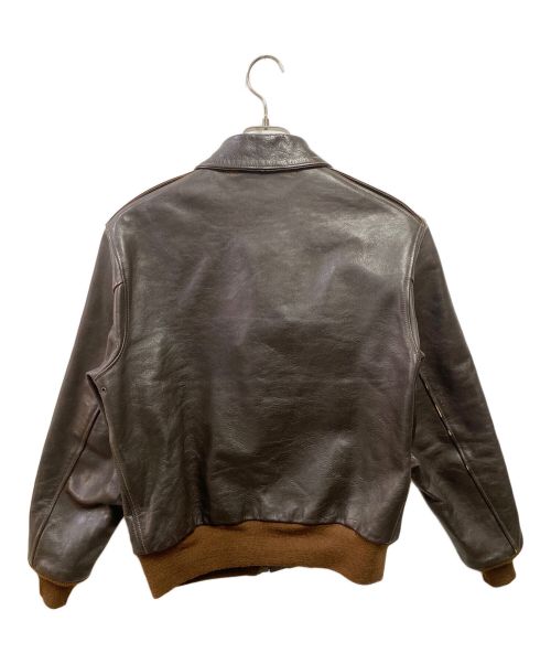 TOYS MCCOY（トイズマッコイ）TOYS MCCOY (トイズマッコイ) A-2 ホースハイド レザージャケット ブラウン サイズ:38の古着・服飾アイテム
