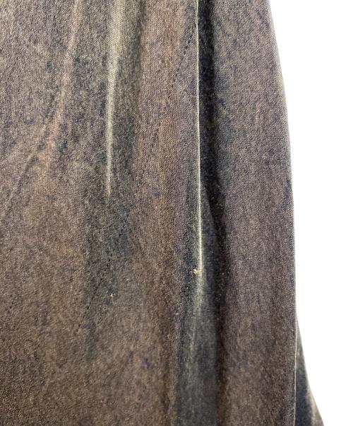 Mes Demoiselles...（メドモワゼル）Mes Demoiselles... (メドモワゼル) プリントサテンスカート LERMA オリーブ サイズ:36の古着・服飾アイテム