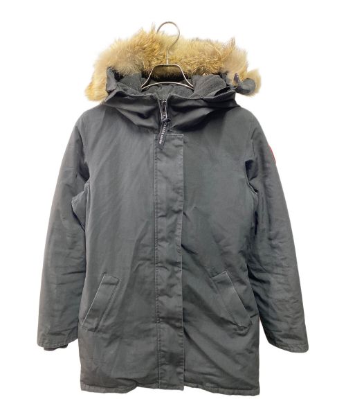 CANADA GOOSE（カナダグース）CANADA GOOSE (カナダグース) victoria parka ブラック サイズ:Sの古着・服飾アイテム