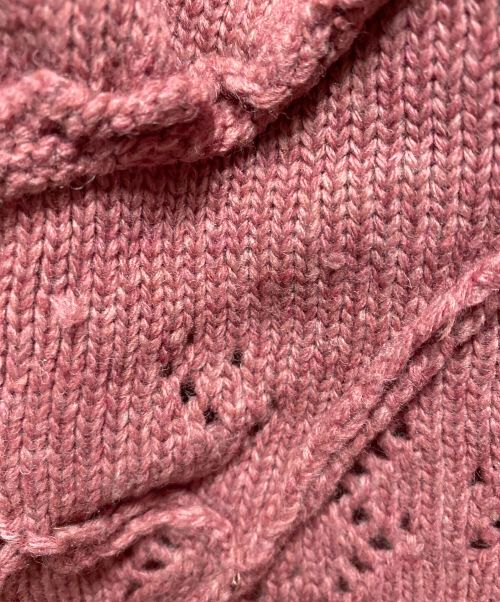 pillings（ピリングス）pillings (ピリングス) Ron Herman (ロンハーマン) ウールニットアシンメオtリーキャミソール ピンク サイズ:FREEの古着・服飾アイテム