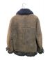 Acne studios (アクネ ストゥディオス) ムートンライダースジャケット ブラウン サイズ:34：48000円