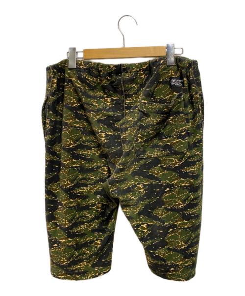 stussy（ステューシー）stussy (ステューシー) Champion (チャンピオン) スウェットハーフパンツ グリーン サイズ:XLの古着・服飾アイテム