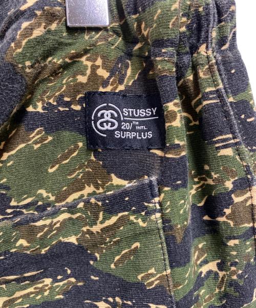 stussy（ステューシー）stussy (ステューシー) Champion (チャンピオン) スウェットハーフパンツ グリーン サイズ:XLの古着・服飾アイテム