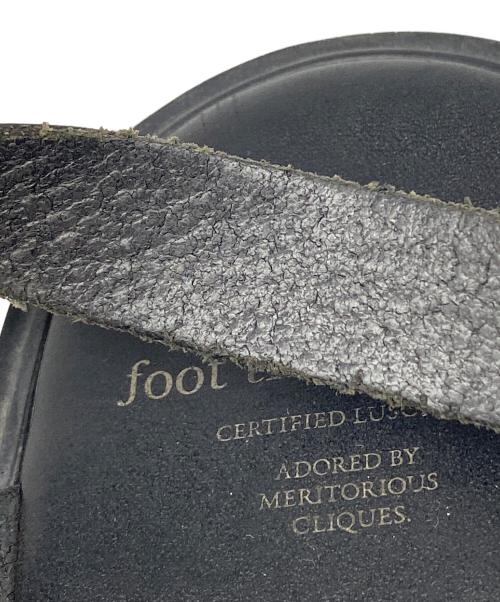 foot the coacher（フットザコーチャー）foot the coacher (フットザコーチャー) ストラップサンダル ブラック サイズ:サイズ詳細参照の古着・服飾アイテム