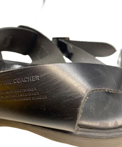 foot the coacher（フットザコーチャー）foot the coacher (フットザコーチャー) ストラップサンダル ブラック サイズ:サイズ詳細参照の古着・服飾アイテム