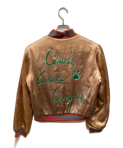 HAPPY LEGS（ハッピーレッグス）HAPPY LEGS (ハッピーレッグス) 70's 別珍 サテン リバーシブル スカジャン レッド サイズ:Ⅼの古着・服飾アイテム