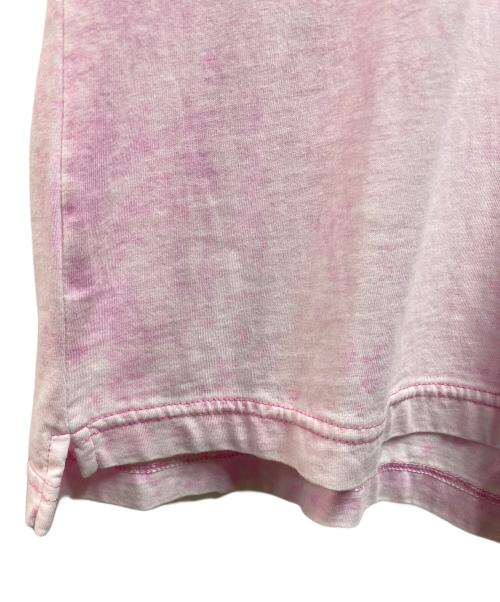 DIESEL（ディーゼル）DIESEL (ディーゼル) Ｄロゴポロシャツ ピンク サイズ:Ｓ 未使用品の古着・服飾アイテム